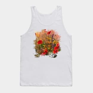 Red poppy. Wildflowers Tank Top